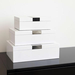 Élégante boîte à bijoux en laque, haute qualité, artisanale, boîte à bijoux en laque orientale du Vietnam - Product Image 4