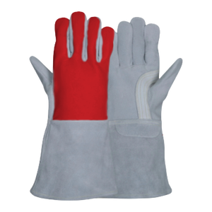RAHEEM IMPEX RI-WG-0001 Heavy Duty Leather TIG Welding <b>Gloves</b> Cotton Liner Molten Metal Protection Industrial Safety Spark Heat - Product Image 3