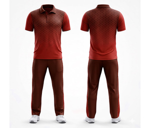 Customized <b>Cricket</b> Jersey Uniform with Team Logo Printing | Men Women Youth <b>Cricket</b> Wears Polo Shirt and Trouser Full Team - Product Image 1