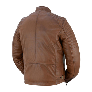 แจ็คเก็ตหนังผู้ชายมาใหม่ แจ็คเก็ตหนังฤดูหนาวคุณภาพสูง ระบายอากาศได้ดี สำหรับผู้ชาย ทันสมัยและทนทาน เสื้อคลุมผู้ชาย - Product Image 6