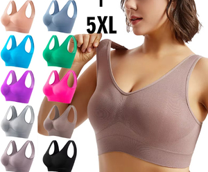 Seamless Women Sports <b>Bra</b> High Support Comfortable <b>Stretch</b> Fabric Activewear For Running Fitness Gym Training Top - Product Image 4