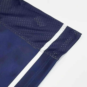 Camiseta de algodón 100% de calidad premium para hombre, estilo streetwear con hombros caídos, corte holgado y malla tipo jersey de fútbol americano. - Product Image 2