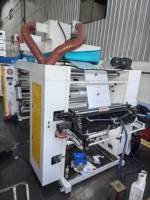 Machine d'impression flexographique bicolore pour films d'emballage souples, économique et durable