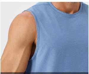 OEM Custom logo High Quality Fashion <b>White</b> Black Cotton Men's Workout Bodybuilding Singlet Fitness Gym tank Top for Men - Product Image 3