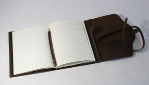 Cuadernos de Cuero A5 Personalizados al por Mayor, Tapa Dura con Cubierta de Cuero de Búfalo Antiguo, Encuadernación Encolada, Diario Recargable - Product Image 6