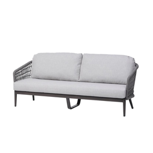 Sofá de 2 plazas de estilo lujoso para jardín, patio o terraza, muebles de exterior para todo tipo de clima, sillas de cuerda. - Product Image 1