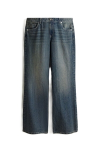 Jeans de Mezclilla de Cintura Alta y Pierna Ancha para Mujer, Largos, Lavados, de Algodón, Casuales, Holgados y Transpirables - Product Image 3