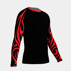 Athletic Rash Guard Long Sleeve <b>Compression</b> Top Moisture Wicking Workout Gear USA Europe Wholesale Trending Wear - Product Image 5