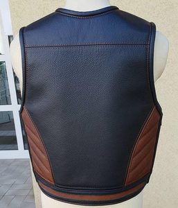 Chaleco Deportivo de Cuero para Hombre, Diseño Personalizado Premium, Transpirable, Impermeable, Cortavientos, Talla Grande, Secado Rápido, para Motociclismo - Product Image 4