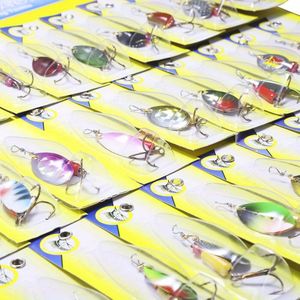 3OT! 30 señuelos de metal para trucha, cucharas giratorias coloridas, aparejos para lubina, ¡mucho diversión! - Product Image 3