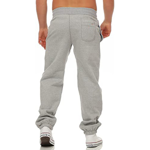 Pantalon de jogging ample et extensible pour homme avec poches – Idéal pour le sport et les loisirs – Coton et polyester - Product Image 2