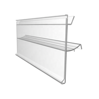 Porte-étiquettes en plastique PVC Meethope, bande de données pour étiquettes de prix, insert pour étagère de supermarché, hauteur 39 mm
