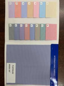 ผ้าเชิ้ตโพลีคอตตอนเกรดพรีเมียม Garavani กว้าง 58 นิ้ว ย้อมสีพื้น 120gsm ผลิตจากโรงงาน จำหน่ายส่ง ผ้าสำหรับตัดเย็บเสื้อผ้าเด็กอินเดีย - Product Image 5