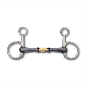 Nouveauté : Mors à cheval en acier inoxydable recouvert de caoutchouc pour chevaux à bouche sensible - Product Image 1