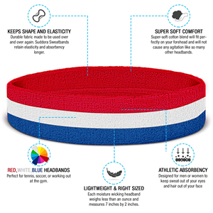 Diademas Deportivas de Poliéster Estampadas al por Mayor para Fitness, Absorción del Sudor, Unisex, para Correr, Yoga, Uso Deportivo, Nueva Diadema de Algodón Estampada - Product Image 3