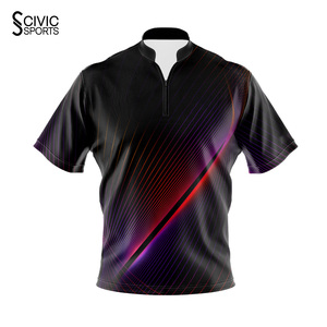 Custom Retro Team Men <b>Bowling</b> Jersey Quick Dry Short Sleeve Camisetas for Adults Digital Printing Sublimated - Product Image 1