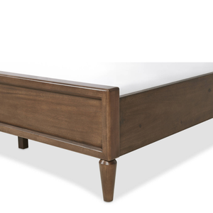 Cama Queen Slavina Hecha de Madera de Caoba Sólida de Alta Calidad con Color Idris Ember para Uso en Dormitorio - Product Image 3