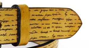 Ceinture décontractée tendance pour homme en cuir de vachette 100% véritable, boucle en alliage réglable, couleur personnalisable, haute résistance, confortable - Product Image 4