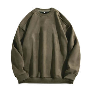 เสื้อสเวตเชิ้ตคอกลมทรงหลวมสำหรับผู้ชาย OEM เหมาะสำหรับใส่ลำลอง ออกกำลังกาย ระบายอากาศได้ดี ผลิตจากผ้าฝ้าย สวมใส่สบายๆ ในมหาวิทยาลัย หรือใส่ที่บ้าน สไตล์คลาสสิก - Product Image 5