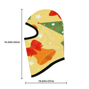 หน้ากากบาลาคลาวาแบบเต็มหน้าสำหรับกีฬากลางแจ้งในฤดูหนาว เช่น เล่นสกี ปั่นจักรยาน ขี่มอเตอร์ไซค์ วิ่ง สโนว์บอร์ด และเดินป่า - Product Image 5