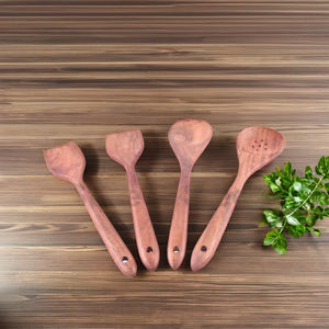Nouveau ensemble d'outils de cuisine en bois 4 pièces cuillère de cuisine ustensile de cuisine pour cuisines - Product Image 1
