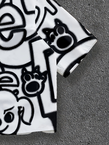 T-shirts imprimés streetwear décontractés en coton, t-shirts graphiques confortables, hauts de mode pour hommes, t-shirts imprimés - Product Image 4