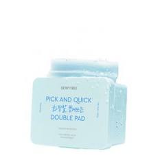 Dewytree Double Pad 100 Lingettes de Coton Hydratantes pour le Maquillage, Décollables, Grande Capacité, Faible Irritation, Tonique, Économique - Product Image 1