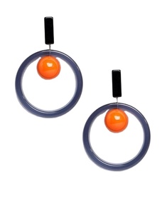 Outlook-pendientes de resina para mujer, juego de pendientes de Color personalizado acrílicos, novedad, venta al por mayor - Product Image 4