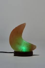 Decorative Lighting with Personalized Branding Factory Direct Best Selling Himalayan <b>Moon</b> Salt Lamp Handcrafted Natural <b>Crystal</b> - Product Image 3