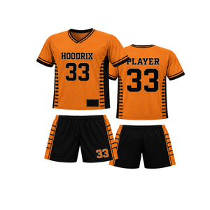 Maillot de lacrosse personnalisé OEM/ODM de haute qualité, sublimé, en maille réversible, épais, anti-boulochage, avec nom du joueur et gestion de l'humidité - Product Image 1