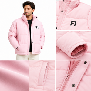 Chaquetas Acolchadas Casuales para Hombre, Abrigo de Moda Ligero con Cuello Alto para Invierno, Corte Regular, Proveedor Mayorista - Product Image 5
