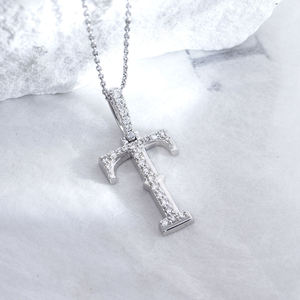 จี้เพชรทรงรัศมีที่ได้รับการรับรองจาก IGI ผลิตในห้องปฏิบัติการ ตัวเรือนทำจากทองคำขาว ทองคำเหลือง หรือเงิน ประดับด้วยเพชรไร้สี ระดับความสะอาด VVS VS สี D E F - Product Image 3