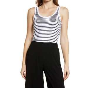 Débardeur Femme Tendance Coupe Ajustée Sans Manches Décontracté Été Fabrication OEM Marque Privée - Product Image 1