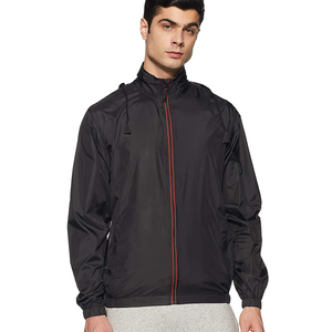 Brand New Design Latest Hot Sale Polyester <b>Men</b> Zipper Printed Embroidered Logo Windbreaker <b>Jacket</b> Durable and Comfortable - Product Image 1