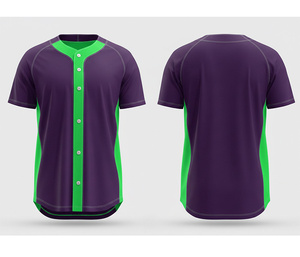 Maillot de baseball haute performance entièrement sublimé personnalisé |   Kit de baseball d'équipe avec logo et numéros personnalisés |   Polyester respirant - Product Image 6