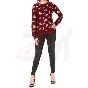 Sweat-shirt imprimé pour femme, col rond décontracté, vêtement tendance pour un confort et un style au quotidien - Product Image 2