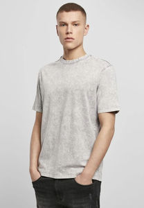 Camiseta Acid Wash 100% Algodón, Talla Grande, Camisetas Gráficas para Hombre, Estampado con Logotipo, Camiseta Vintage - Product Image 2