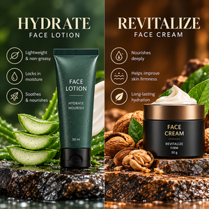 Kit Essentiel Visage Homme OEM/ODM 4 Pièces : Nettoyant, Exfoliant, Lotion & Crème – Parfum et Design d'Emballage Personnalisables - Product Image 5