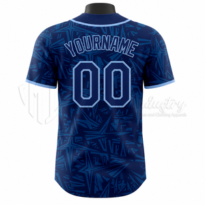 Camiseta de Béisbol con Camuflaje Digital Personalizado, Uniforme de Equipo de Alto Rendimiento, Camiseta de Béisbol Sublimada que Absorbe la Humedad - Product Image 2