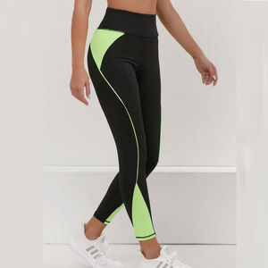 Leggings de yoga et de fitness pour femmes 2026 en coton/bambou, taille mi-haute, antibactériens, imprimés personnalisés, grandes tailles, pour le sport et les loisirs - Product Image 4
