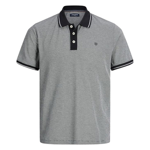 เสื้อยืดผู้ชายทรงหลวม ผ้าถัก ระบายอากาศได้ดี ป้องกันรอยยับ สีเทา สไตล์ลำลอง คุณภาพเยี่ยมมาตรฐานสูงสุด สำหรับผู้ซื้อจำนวนมาก - Product Image 1