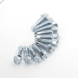 Vis auto-perceuses à tête hexagonale PDC en acier au carbone galvanisé/zinc, finition métrique/pouce, classe 8, filetage standard, pour toiture - Product Image 6