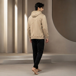 Survêtement pour homme, vêtements de sport haut de gamme, tissu respirant et doux, design confortable, coupe athlétique légère, idéal pour la salle de sport et la course à pied - Product Image 3
