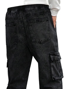 Premium Lightweight Cotton Fleece & Polyester Trouser Dress up with Button <b>Down</b> Shirt and Elastic Waist - Product Image 3