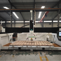Máquina de Corte CNC de 5 Ejes LD-Tech con Motor Servo y Engranajes para Corte Multidireccional de Mármol y Granito