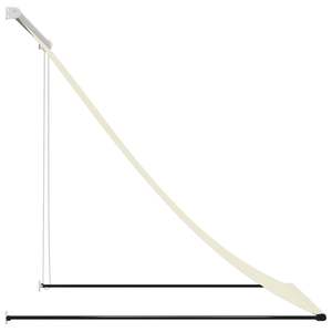 Toldo Retráctil de Tela de Poliéster Crema con Revestimiento de PA y Acero para Exteriores - Product Image 4