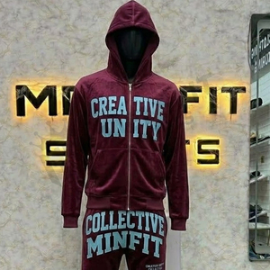 Conjunto Deportivo de Dos Piezas con Cremallera Personalizado para Hombre, Traje de Gimnasio Cómodo para Entrenamiento y Jogging - Product Image 2