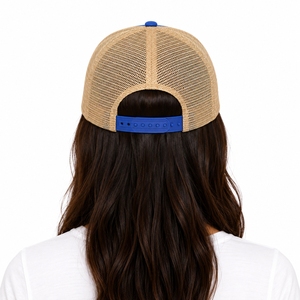 Gorra Trucker Unisex Color Azul Rey, Ajustable, Malla Transpirable, Ajuste Ajustable, Diseño Ligero, Tela Suave, Uso Cómodo - Product Image 2