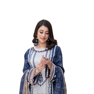 Collection de vêtements indiens et pakistanais en coton imprimé pour femmes - Product Image 1