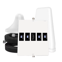 Amplificador de Señal Móvil Tianluan HX000700 de Cuatro Bandas GSM 2G 3G 4G, 900 1800 2100 2600MHz, Cobertura de Más de 1000 m²